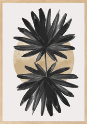 MIRAGE SUMPTUOUS LEAF ART FRAMES WITH GLASS- SET OF 2