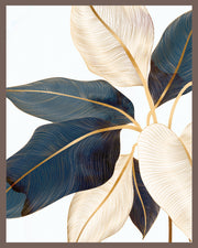 CROTONIFOLIA SLEEKY BOTANICAL ART FRAME WITH GLASS- SINGLE