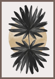 MIRAGE SUMPTUOUS LEAF ART FRAMES WITH GLASS- SET OF 2