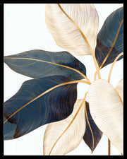 CROTONIFOLIA SLEEKY BOTANICAL ART FRAME WITH GLASS- SINGLE