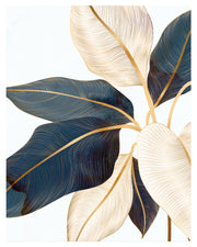 CROTONIFOLIA SLEEKY BOTANICAL ART FRAME WITH GLASS- SINGLE