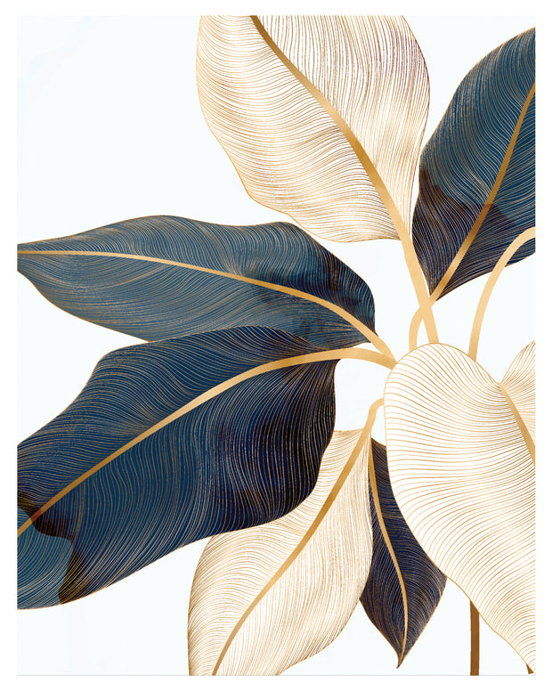 CROTONIFOLIA SLEEKY BOTANICAL ART FRAME WITH GLASS- SINGLE
