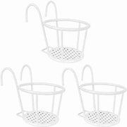 HANDCRAFTED BLACK & WHITE METALLIC OUTDOOR PLANTER STAND