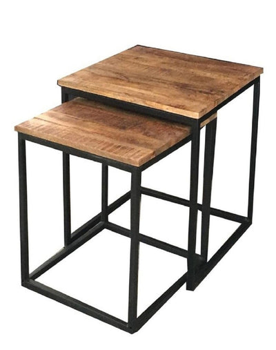HAMILTON METALLIC SIDE TABLE