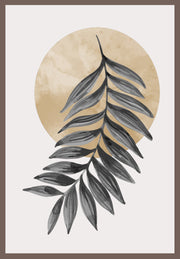 TANGLED FANCY FERN WALL ART FRAME WITH GLASS- SINGLE
