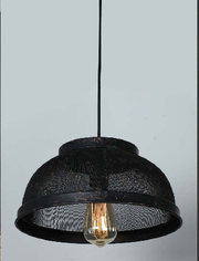 BLACK SHEER HANGING LIGHT