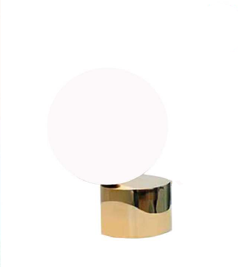 RESONANT MILKY WHITE DESIGNER TABLE LAMP