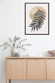 TANGLED FANCY FERN WALL ART FRAME WITH GLASS- SINGLE