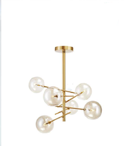SET THE TRENDENCIA CHANDELIER WITH GLASS BUBBLE