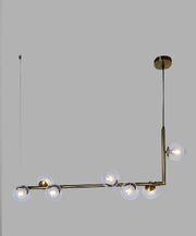 YOUTHFUL VIBES DIMMY NIGHTS SMOKY WHITE(GRILLED INSIDE GLASS) CHANDELIER