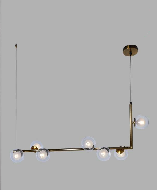 YOUTHFUL VIBES DIMMY NIGHTS SMOKY WHITE(GRILLED INSIDE GLASS) CHANDELIER
