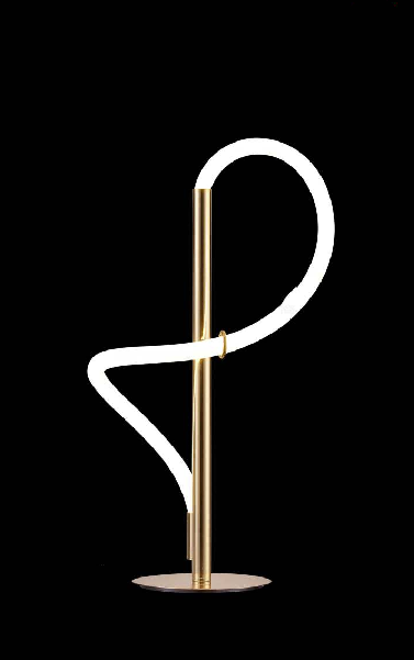 SLEEK FRENCH GOLD TABLE LAMP