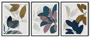 UNIQUE ABSTRACT PICTURE MODERN GRAPHICS FRAMES WITH GLASS- SET OF 3 (1) BY ALEXANDER A. PARKS