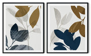 UNIQUE ABSTRACT PICTURE MODERN GRAPHICS FRAMES WITH GLASS -SET OF 2 (1) By Alexander A. Parks