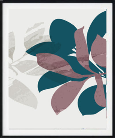 UNIQUE ABSTRACT PICTURE MODERN GRAPHICS FRAME WITH GLASS-SINGLE (2) BY ALEXANDER A. PARKS