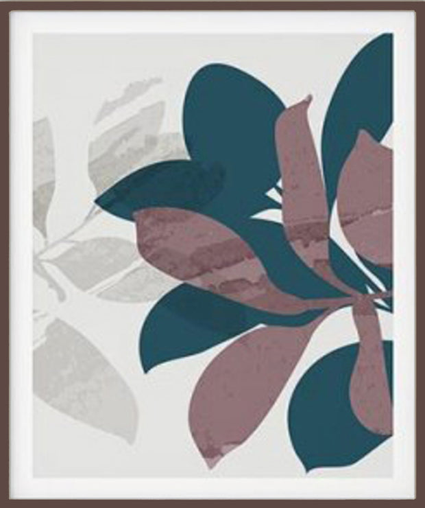 UNIQUE ABSTRACT PICTURE MODERN GRAPHICS FRAME WITH GLASS-SINGLE (2) BY ALEXANDER A. PARKS