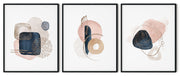 MEDIVIAL GEOMETRIC PATTERNED PICTURE FRAMES WITH GLASS- SET OF 3 (1) BY ALEXANDER A. PARKS