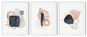 MEDIVIAL GEOMETRIC PATTERNED PICTURE FRAMES WITH GLASS- SET OF 3 (1) BY ALEXANDER A. PARKS