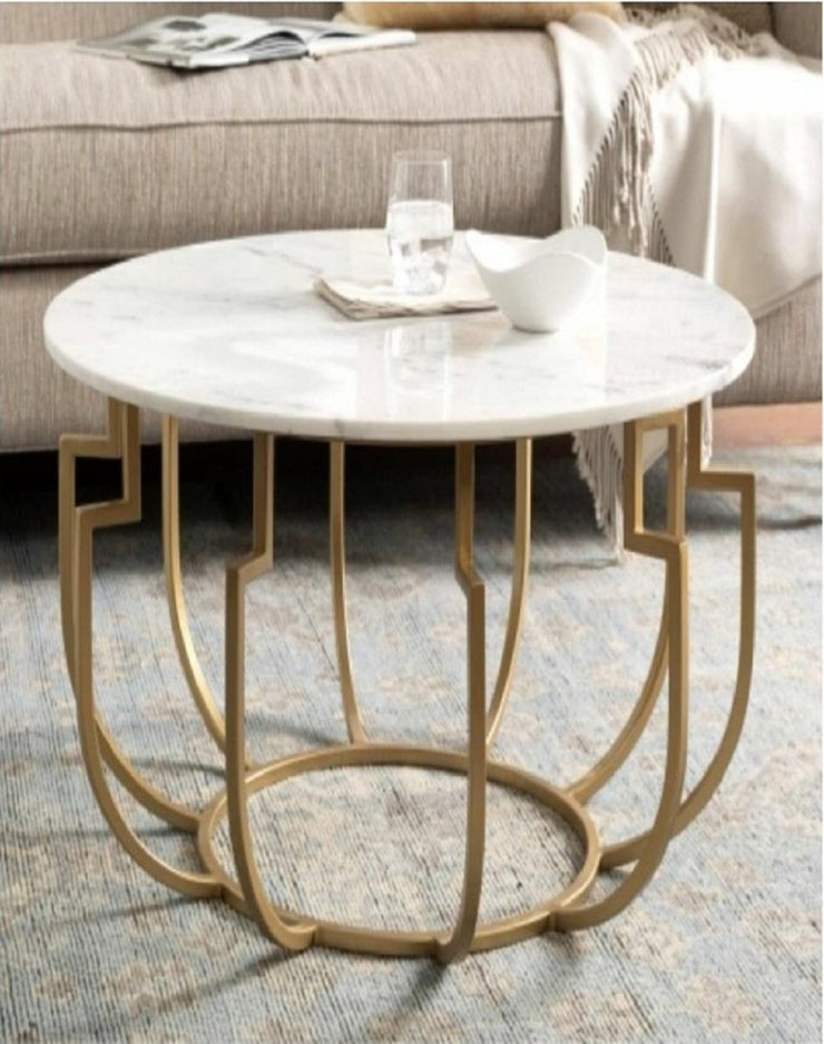 CORTES ROSE GOLD COFFEE TABLE