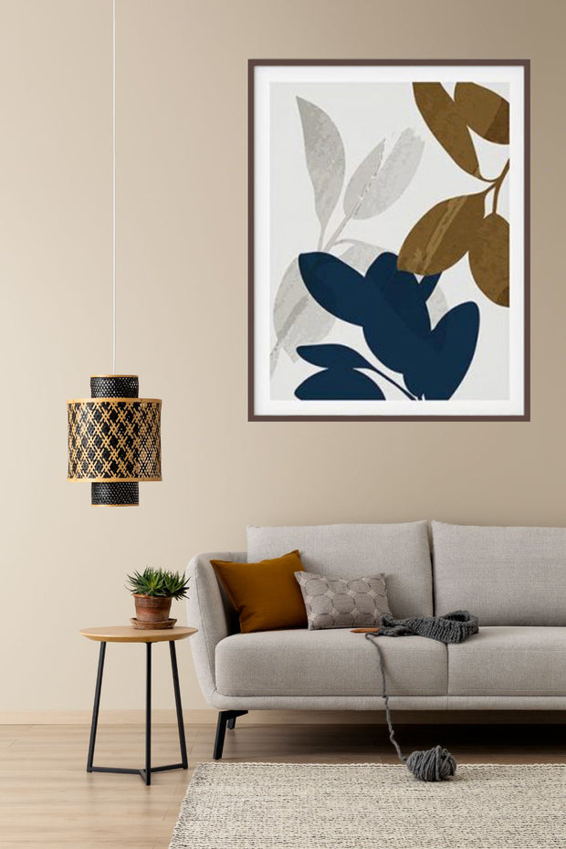 UNIQUE ABSTRACT PICTURE MODERN GRAPHICS FRAME WITH GLASS-SINGLE (3) BY ALEXANDER A. PARKS