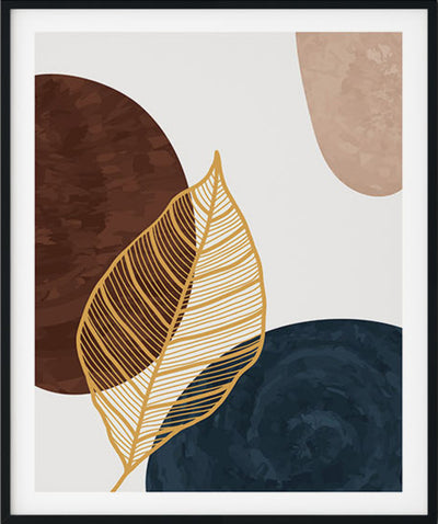 UNIQUE LEAF BOTANICAL PICTURE FRAME WITH GLASS- SINGLE (1) BY NICOLAY ALBRECHT