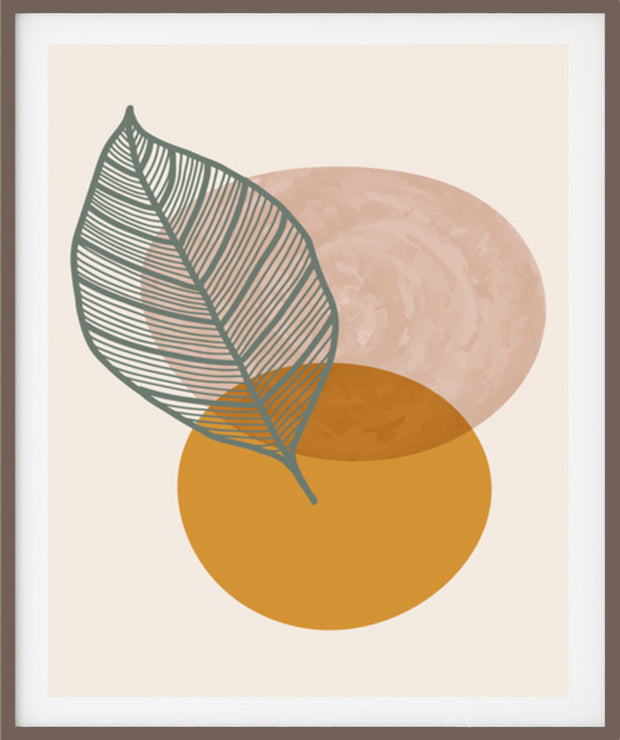 UNIQUE LEAF BOTANICAL PICTURE FRAME WITH GLASS- SINGLE (2) BY NICOLAY ALBRECHT