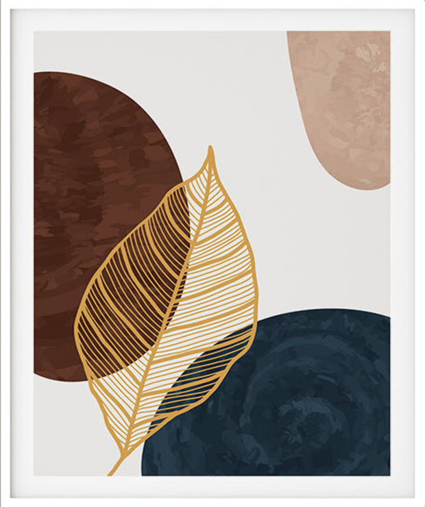 UNIQUE LEAF BOTANICAL PICTURE FRAME WITH GLASS- SINGLE (1) BY NICOLAY ALBRECHT