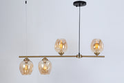GOLDEN GLASS ANTIQUE MASTER PIECE CHANDELIER
