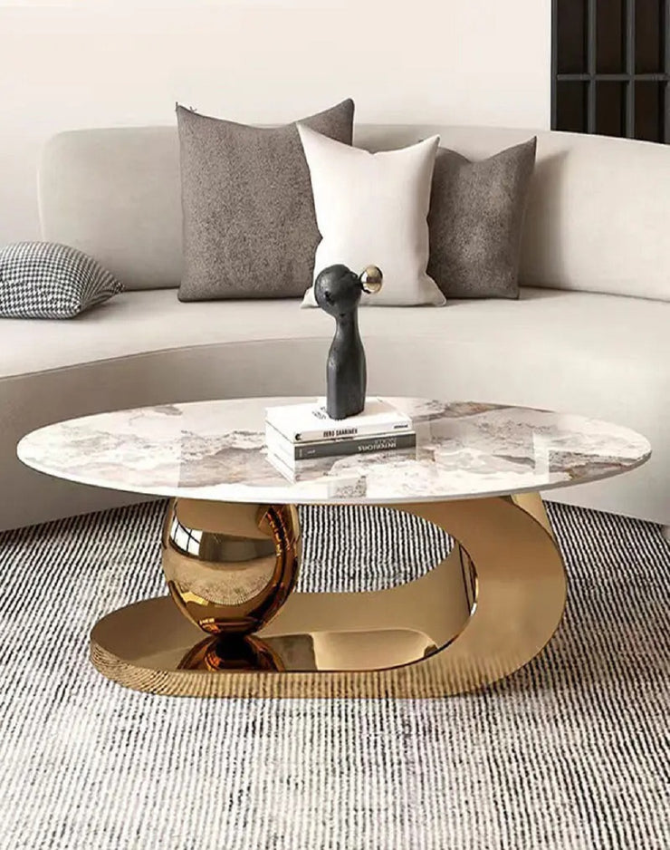 SCANDIVIAN DESIGNED METAL NESTING CENTER TABLES-SET OF 2