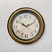 12 INCH CLASSIC FIBER MULTI COLOURED WALL CLOCK