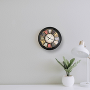 DESIGNER ANALOGUE 16 INCH ROUND WALL CLOCK