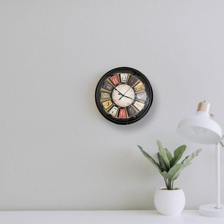 DESIGNER ANALOGUE 16 INCH ROUND WALL CLOCK