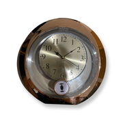 10 INCH ANTIQUE FIBER DECORATIVE FIBROUS WALL CLOCK