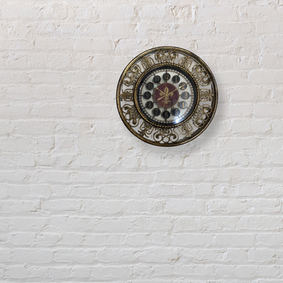 RETRO DECORATIVE 19 INCH ANTIQUE WALL CLOCK