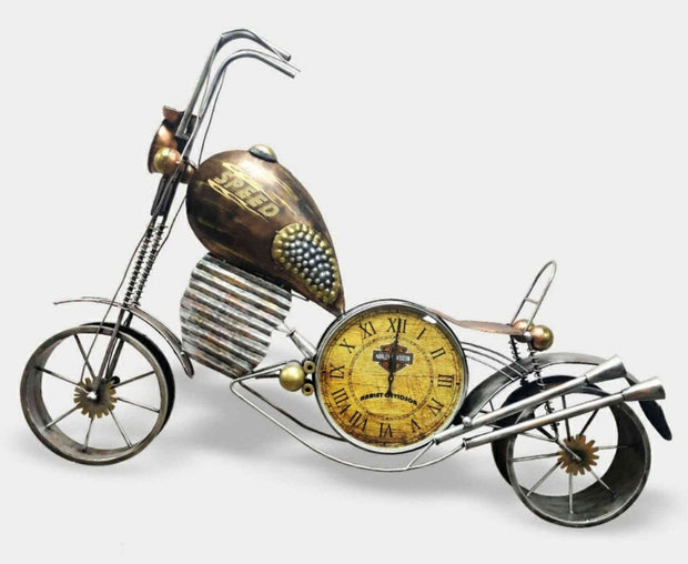 CLASSIC BIKE SHAPED METAL WALL DECOR