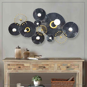 BLACK DENDRITIC ANTIQUE WALL DECOR