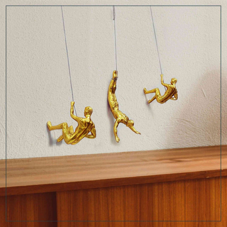 THREE RING FUN TREKKING HANGING WALL ART