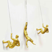THREE RING FUN TREKKING HANGING WALL ART