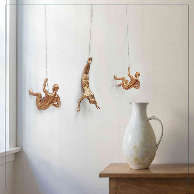 THREE RING FUN TREKKING HANGING WALL ART