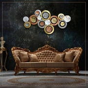 GRACEFUL MULTI-COLORED ANTIQUE WALL DECOR