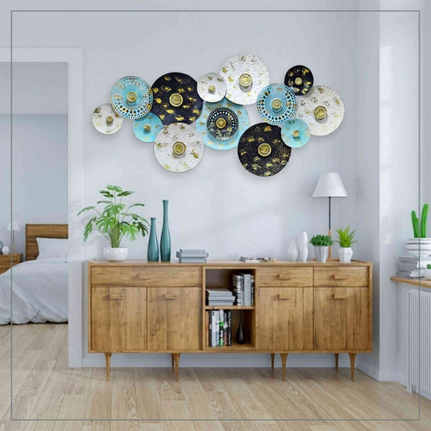 UNOBTRUSIVE MULTI-COLORED WALL DECOR
