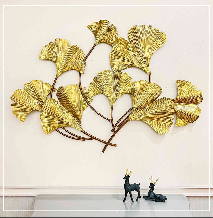 GOLDEN PIPLE TREE WALL ART