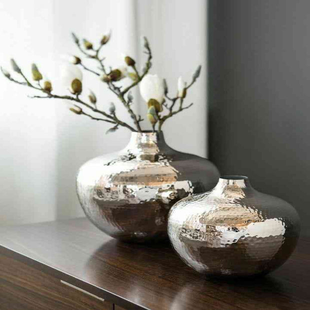 METALLIC GLOSSY SANTOS DESK POT