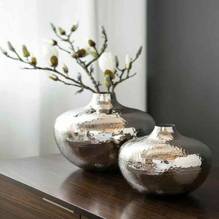 METALLIC GLOSSY SANTOS DESK POT
