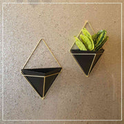 MULTICOLOURED 3D TRIANGULAR WALL PLANTER