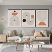 CONTOUR GEOMETRIC PICTURE FRAMES WITH GLASS- SET OF 3 (1) By Stephen M. Marsh