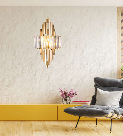 MAGNIFIQUE ECSTATIC ANTIQUE COPPER FINISH WALL LIGHT