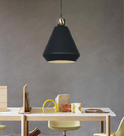DELTOID BLACK MATTE HANGING LIGHT