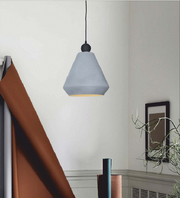 CUNEATE SHEENY GREY HANGING LIGHT