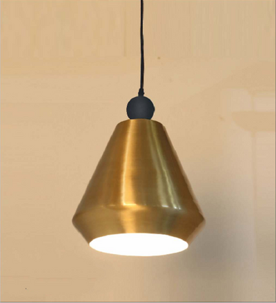 GOLDEN DELTOIDAL HANGING LIGHT